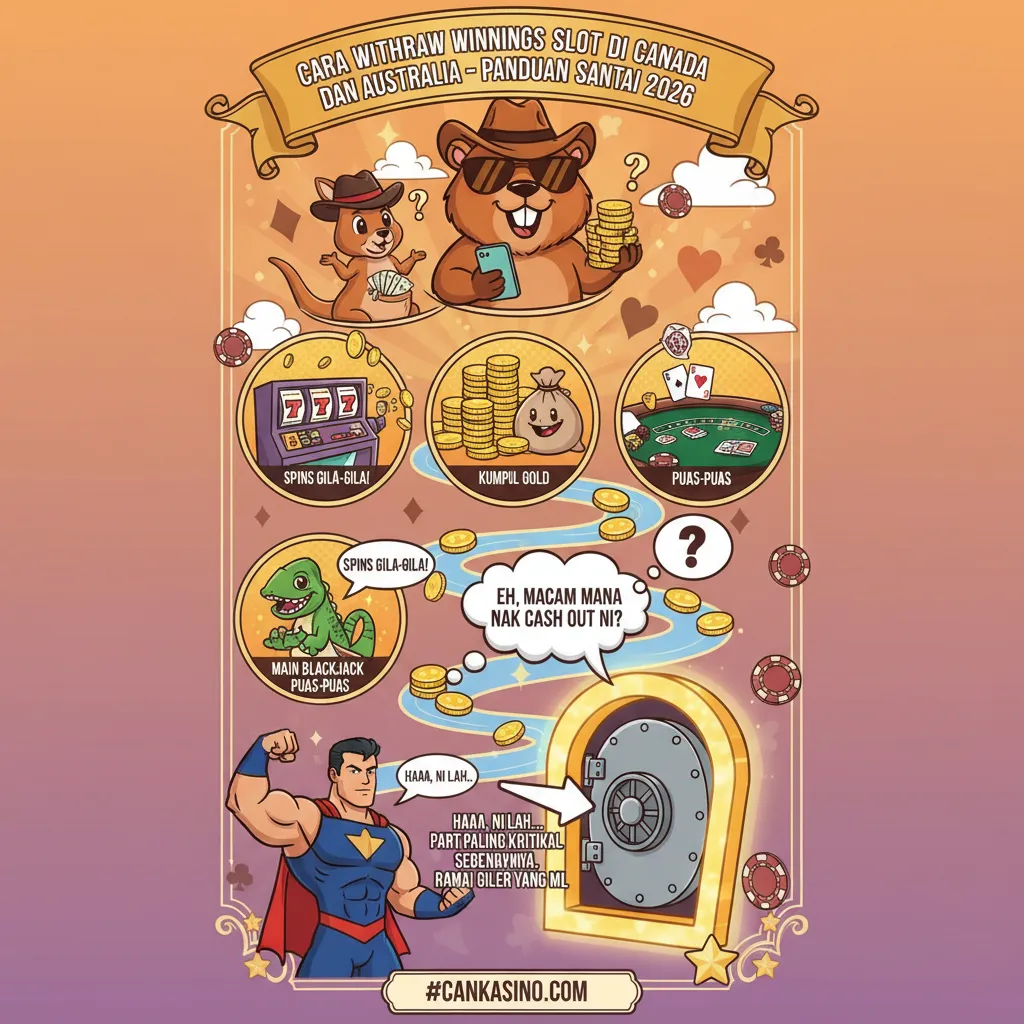 Cara withdraw winnings slot di Canada dan Australia