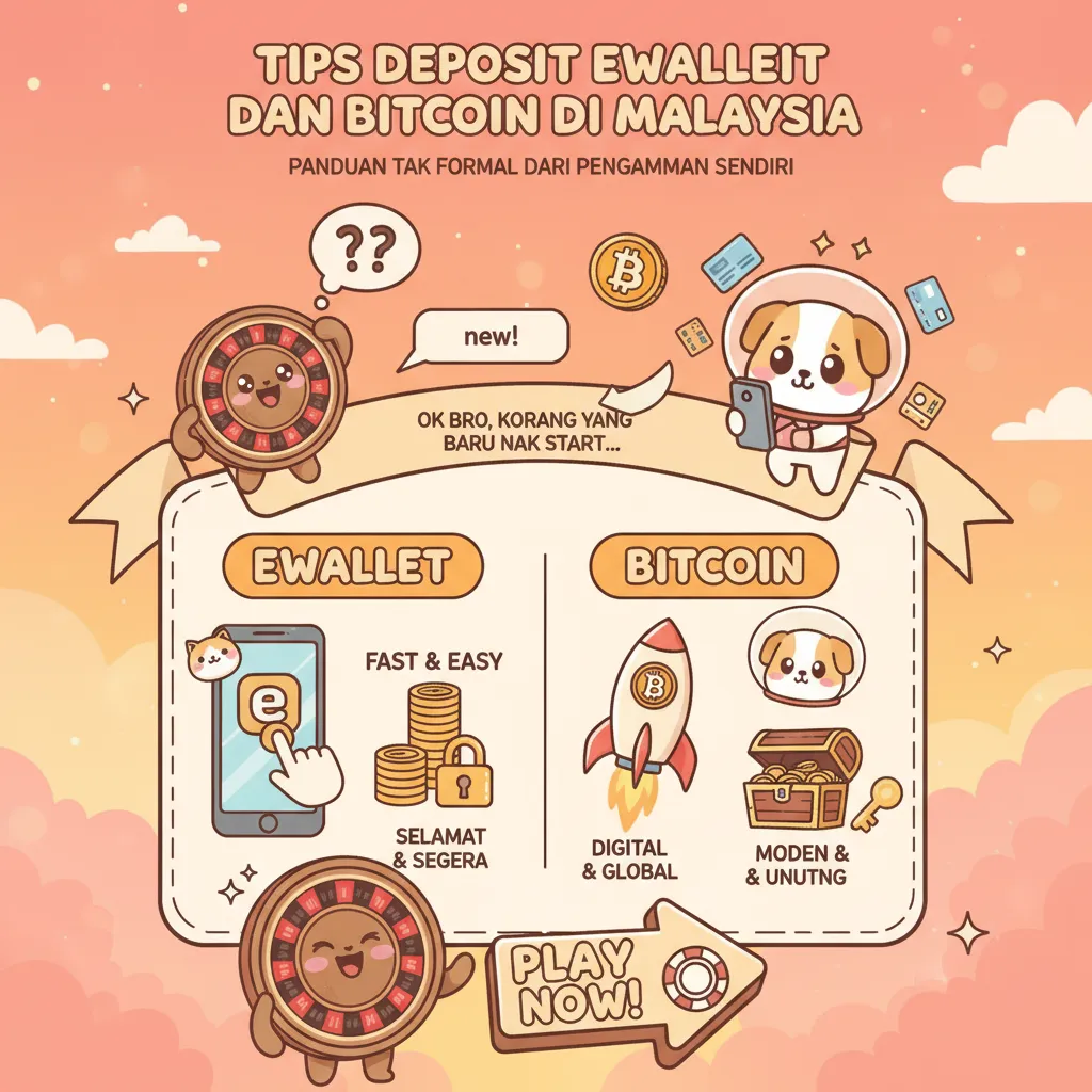 Tips Deposit eWallet dan Bitcoin di Malaysia