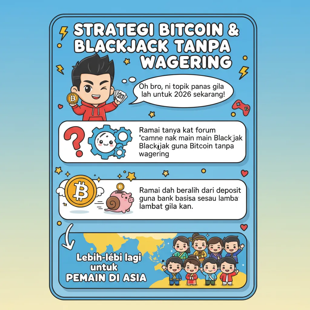 Strategi Bitcoin dan Blackjack tanpa wagering