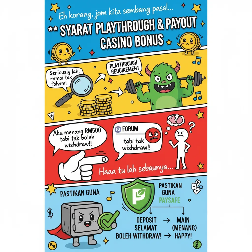 Syarat Playthrough dan Payout Casino Bonus