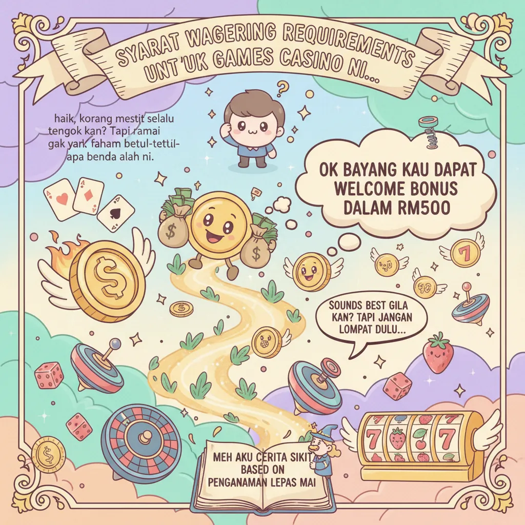 Syarat wagering requirements untuk games casino
